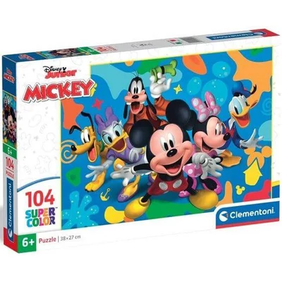 Clementoni 25053 - Mickey egér és barátai - 104 db-os puzzle