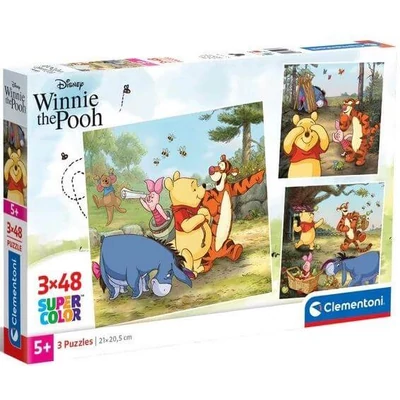 Clementoni 25063 - Disney - Micimackó - 3 x 48 db-os puzzle