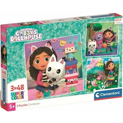 Clementoni 25295 - Gabi babaháza - 3 x 48 db-os puzzle