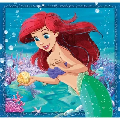 Clementoni 25304 - Disney Princess - 3 x 48 db-os puzzle