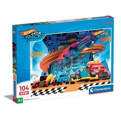 Clementoni 25777 - Hot Wheels 2 - 104 db-os puzzle