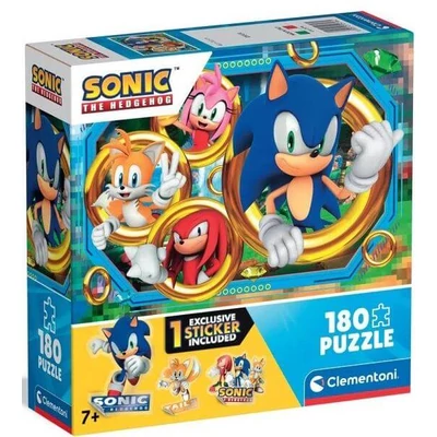 Clementoni 29796 - Sonic - 180 db-os puzzle