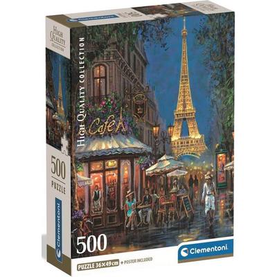 Clementoni 35577 - Éjszaka az Eiffel kávézóban - 500 db-os puzzle