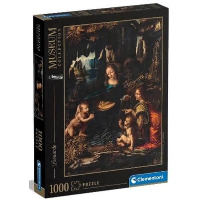 Clementoni 37088 - Museum Collection - Leonardo Da Vinci - Sziklás Madonna - 1000 db-os puzzle