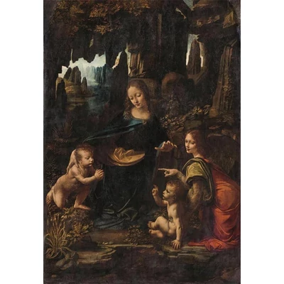 Clementoni 37088 - Museum Collection - Leonardo Da Vinci - Sziklás Madonna - 1000 db-os puzzle