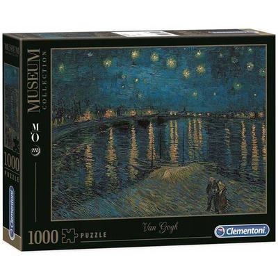 Clementoni 37089 - Museum Collection - Van Gogh - Csillagos éj a Rajna felett - 1000 db-os puzzle