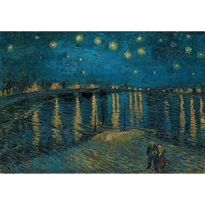 Clementoni 37089 - Museum Collection - Van Gogh - Csillagos éj a Rajna felett - 1000 db-os puzzle