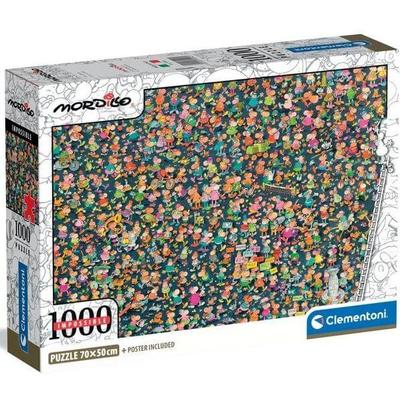Clementoni 39992 - A lehetetlen puzzle - Mordillo - 1000 db-os compact puzzle