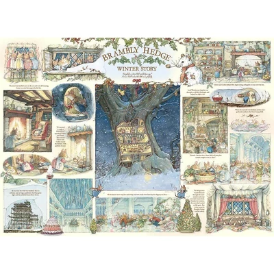 Cobble Hill 40018 - Brambly Hedge Winter Story - 1000 db-os puzzle