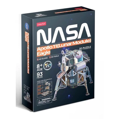 CubicFun DS1058 - NASA - Apollo 11 Lunar Module - 93 db-os 3D puzzle