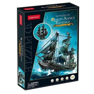 CubicFun T4005 - Queen Anne's Revenge - 180 db-os 3D puzzle