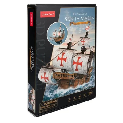 CubicFun T4038 - Santa Maria - 204 db-os 3D puzzle