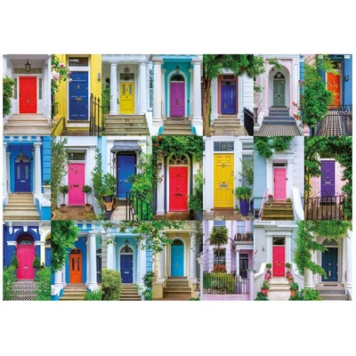 Educa 20177 - Ajtók Notting Hill-ben - 1000 db-os puzzle