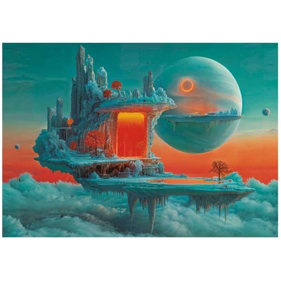 Educa 20237 - Tűz és jég bolygója - 1000 db-os puzzle