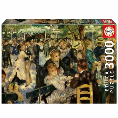 Educa 20311 - Bál a Moulin de la Galette-ben, Renoir - 3000 db-os puzzle
