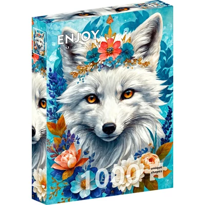 Enjoy 2263 - Blooming Snow Fox - 1000 db-os puzzle