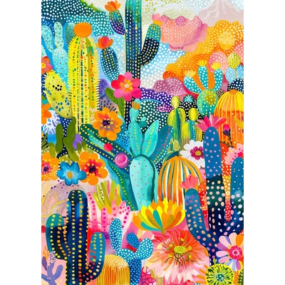 Enjoy 2243 - Cacti Land - 1000 db-os puzzle