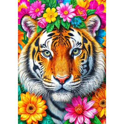 Enjoy 2267 - Stripes and Blooms - 1000 db-os puzzle
