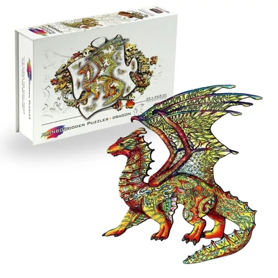 Eureka EUR34667 - Sárkány - 104 db-os Rainbow Fa puzzle