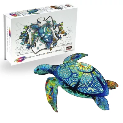 Eureka EUR34662 - Teknős - 125 db-os Rainbow Fa puzzle