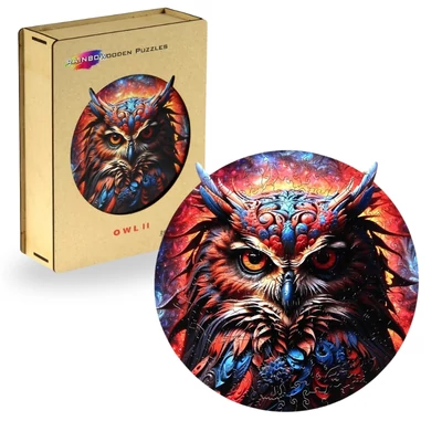 Eureka EUR34671 - Bagoly 2 - 200 db-os Rainbow Fa puzzle