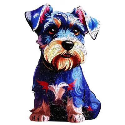 Eureka EUR34674 - Schnauzer - 200 db-os Rainbow Fa puzzle
