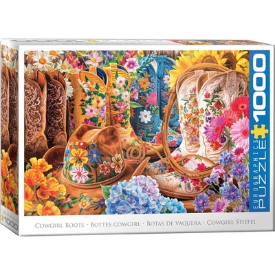 EuroGraphics 6000-5948 - Cowgirl Boots, Lars Stewart - 1000 db-os puzzle
