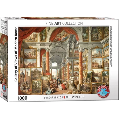 EuroGraphics 6000-6036 - Fine Art Collection - Gallery of Views of Modern Rome - 1000 db-os puzzle