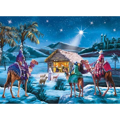 EuroGraphics 6000-6002 - Nativity - The Three Kings, Macneil - 1000 db-os puzzle