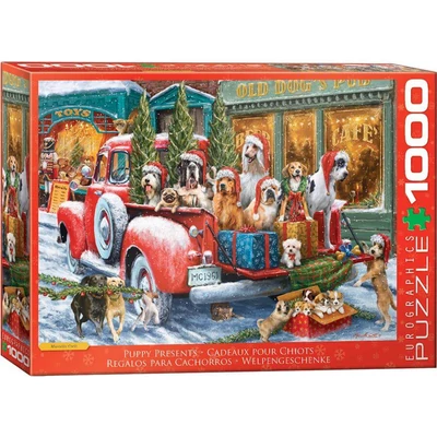 EuroGraphics 6000-5993 - Puppy Presents, Ali Corti - 1000 db-os puzzle