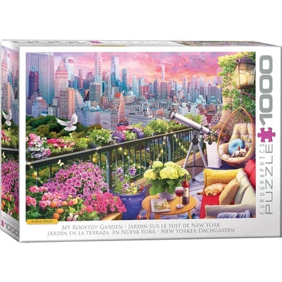 EuroGraphics 6000-6161 - NY Rooftop Garden - 1000 db-os puzzle