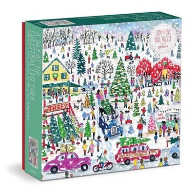 Galison 75840 - Christmas Tree Farm, Michael Storrings - 1000 db-os Fóliás puzzle