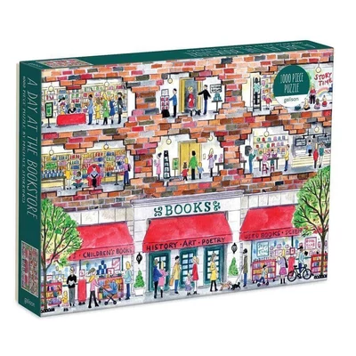 Galison 67081 - A Day at the Bookstore, Michael Storrings - 1000 db-os puzzle