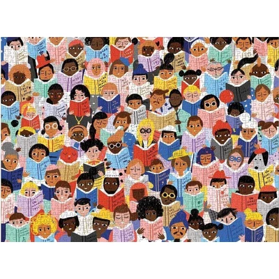 Galison 62628 - Book Club - 1000 db-os puzzle