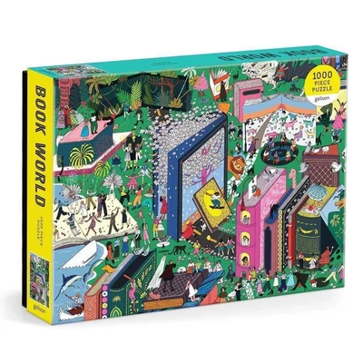 Galison 75529 - Book World - 1000 db-os puzzle