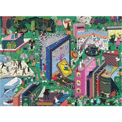 Galison 75529 - Book World - 1000 db-os puzzle