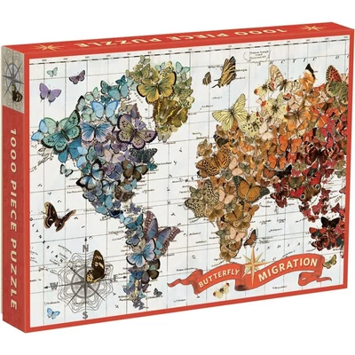 Galison 40084 - Butterfly Migration, Wendy Gold - 1000 db-os puzzle