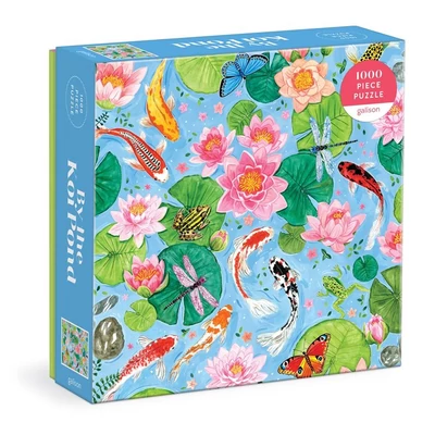 Galison 76489 - By The Koi Pond  - 1000 db-os puzzle