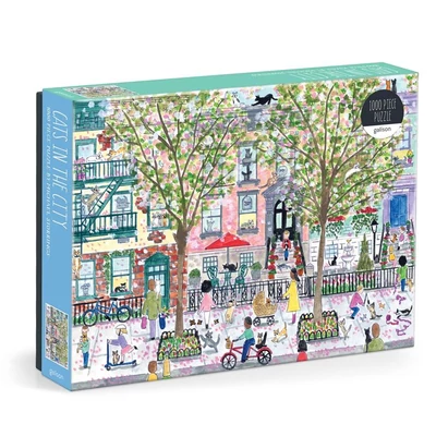 Galison 84842 - Cats In The City, Michael Storrings - 1000 db-os puzzle