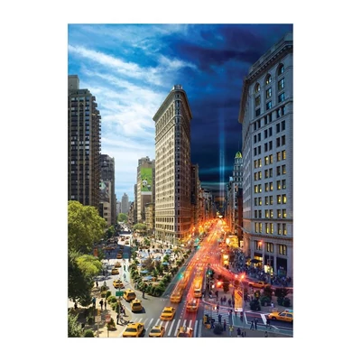 Galison 83043 - Day To Night™ Flatiron, Stephen Wilkes - 1000 db-os puzzle
