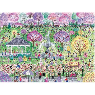 Galison 81551 - Easter Egg Hunt, Michael Storrings - 1000 db-os puzzle