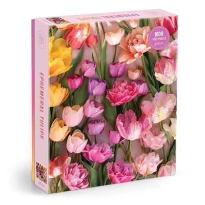 Galison 85184 - Ephemeral Tulips - 1000 db-os puzzle