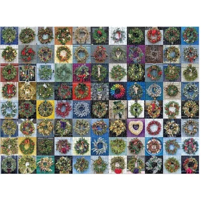 Galison 77639 - Handmade Wreaths - 1000 db-os puzzle