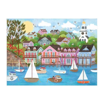 Galison 84859 - Harbor by the Sea, Joy Laforme - 1000 db-os puzzle