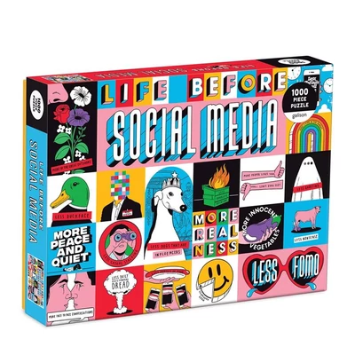 Galison 64721 - Life Before Social Media - 1000 db-os puzzle