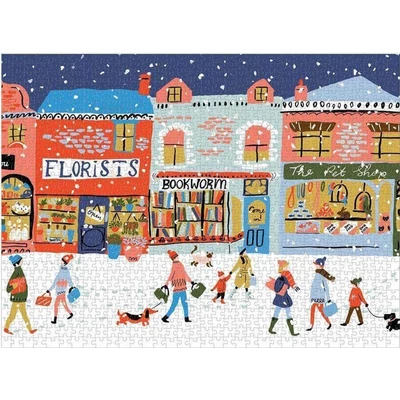Galison 61997 - Main Street Village - 1000 db-os puzzle