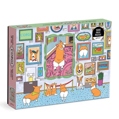 Galison 70463 - Museum of the Corgi - 1000 db-os puzzle