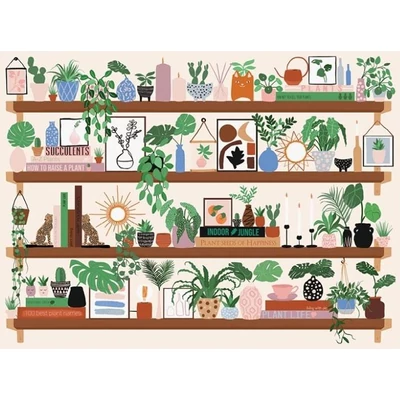 Galison 66541 - Plant Shelfie - 1000 db-os puzzle