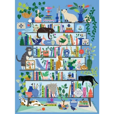 Galison 82725 - Purrfect Nook - 1000 db-os puzzle