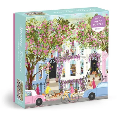 Galison 81537 - Spring Terrace, Joy Laforme - 1000 db-os puzzle